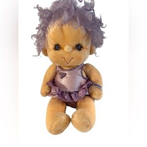 Hugga Bunch Hallmark Kenner Impkins Plush Doll Purple Hair Vintage 1980’s